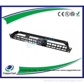 UTP Cat.6 1U 48Port empty Patch panel